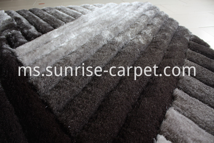 Poliester Sutera Shaggy 3D Grey Polyester Silk Shaggy 3D Grey
